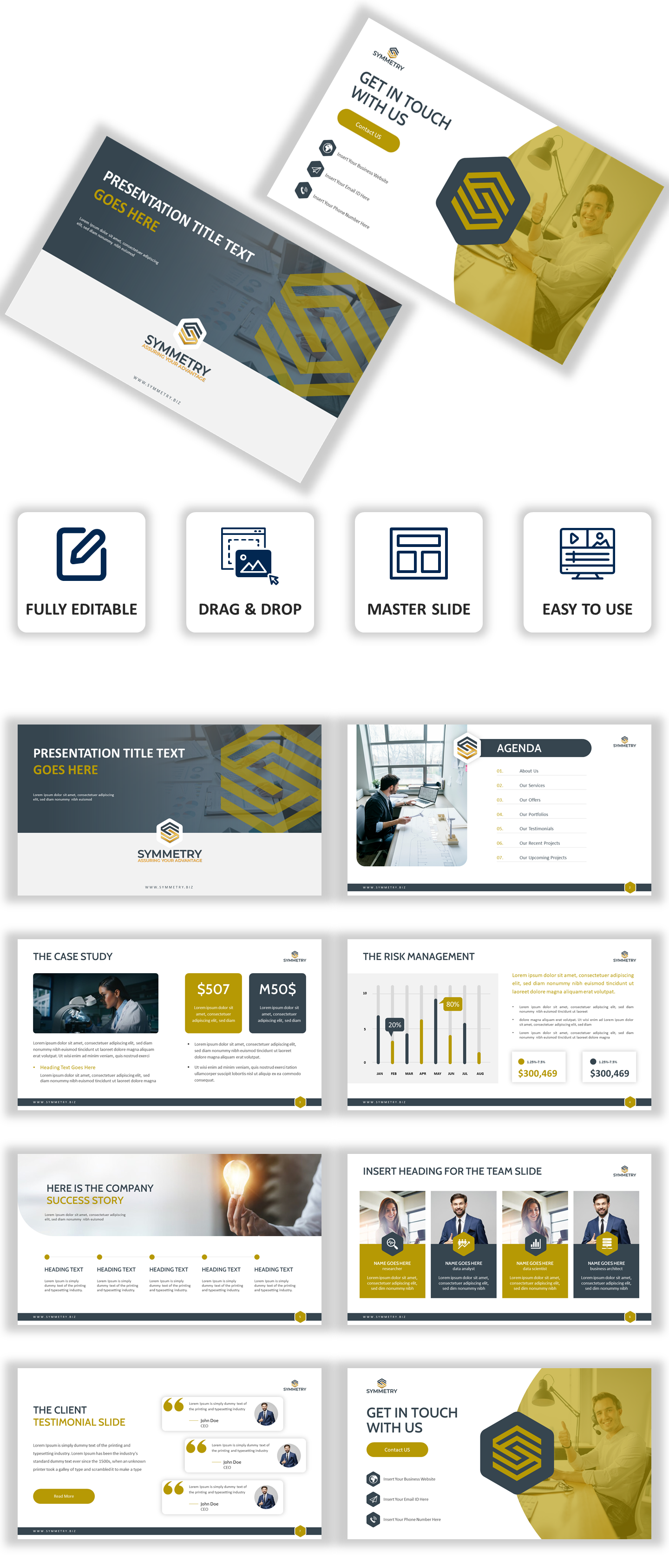 PowerPoint template for a technology consultant company