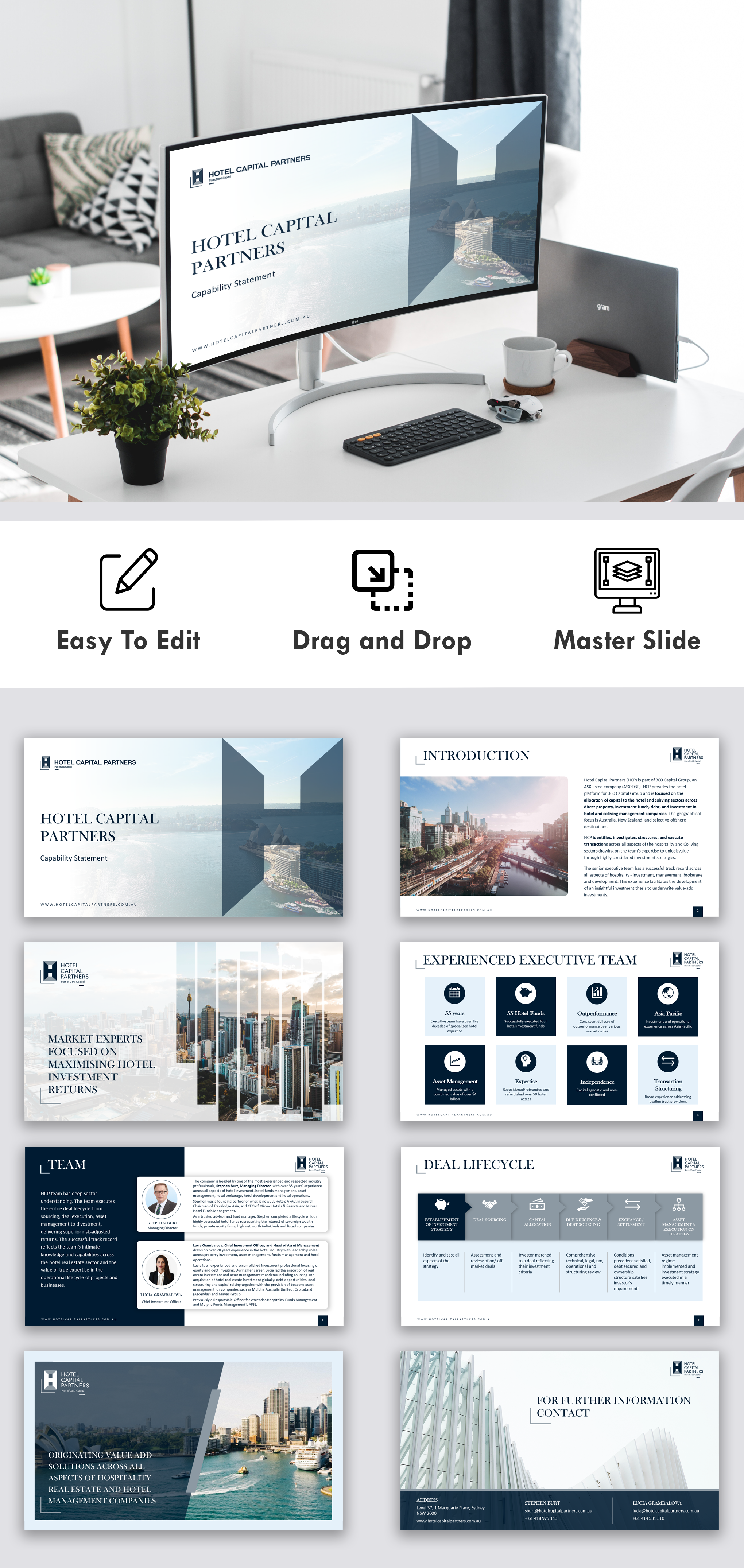 hotel capital partner statement redesign